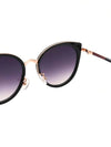 Óculos de Sol Feminino Estilo Gatinho — Cat Eye com Strass e Proteção UV
