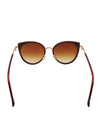 Óculos de Sol Feminino Estilo Gatinho — Cat Eye com Strass e Proteção UV