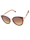Óculos de Sol Feminino Estilo Gatinho — Cat Eye com Strass e Proteção UV