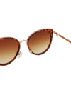 Óculos de Sol Feminino Estilo Gatinho — Cat Eye com Strass e Proteção UV