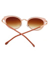 Óculos de Sol Feminino Estilo Gatinho — Cat Eye com Strass e Proteção UV