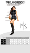 Vestido Lady Night – Fragmentado Frontal & Saia Drapeada Lateral