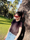 Óculos de Moda para Uso Diário — Estilo Olho de Gato Preto para o Verão