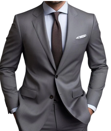 Terno Slim Masculin Exécutif De Luxe (Blazer + Pantalon) Haute Qualité
