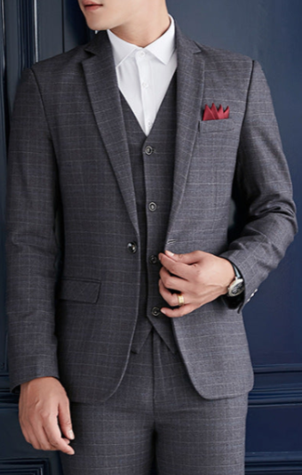 Stylischer Anzug für alle Jahreszeiten – Komplettset (KAUFEN SIE DEN BLAZER UND ERHALTEN SIE HOSE + WESTE GRATIS)