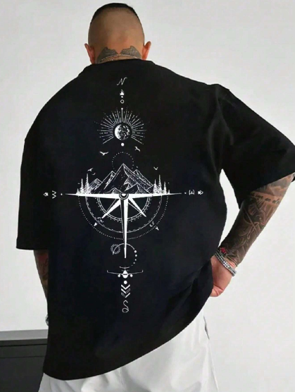 Kompass Unisex T-Shirt | 100% Baumwolle | Zeitloser Stil für alle