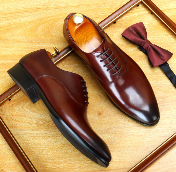 Modische atmungsaktive britische Lederschuhe für Herren