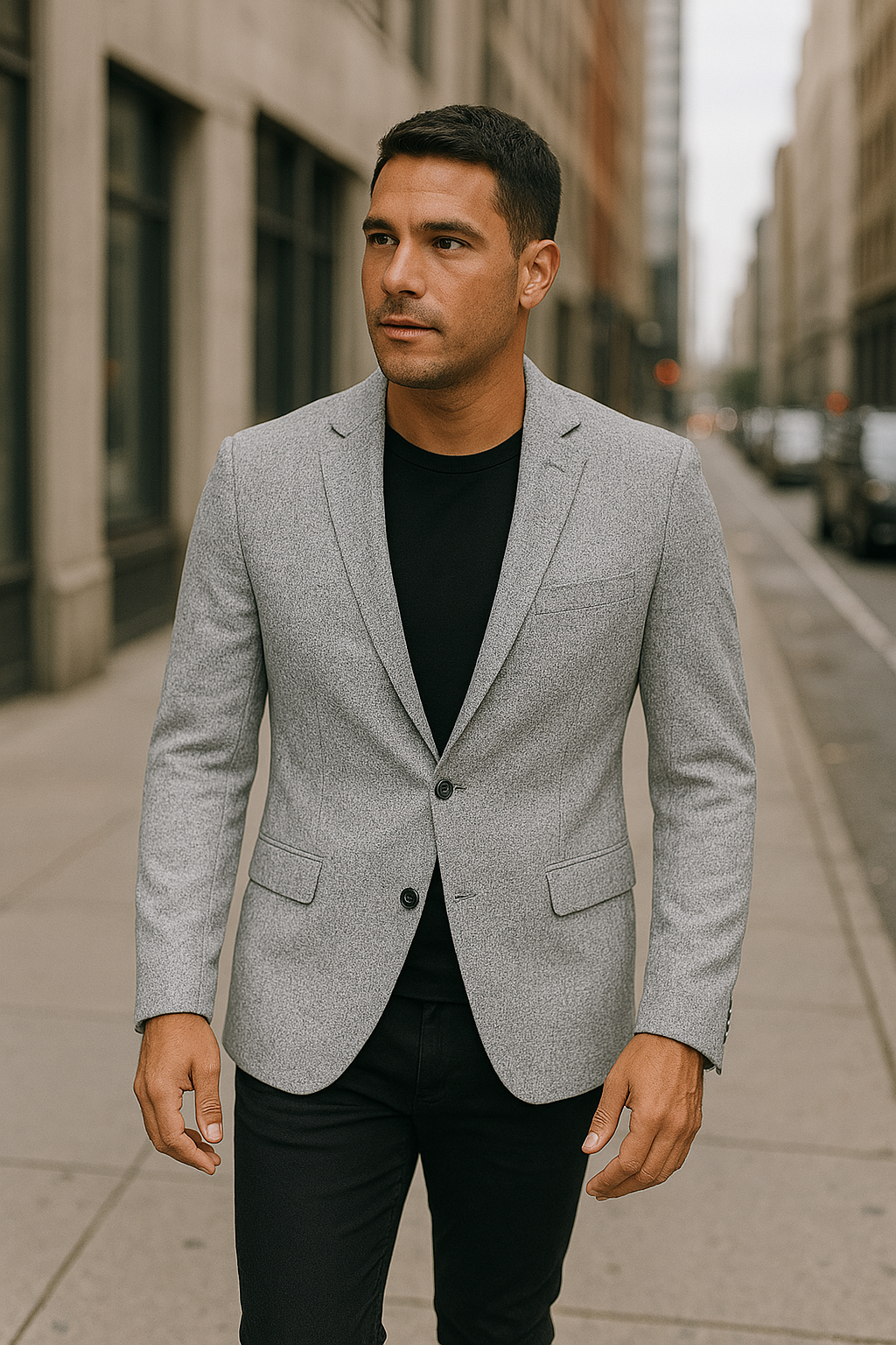 Blazer slim de haute qualité 