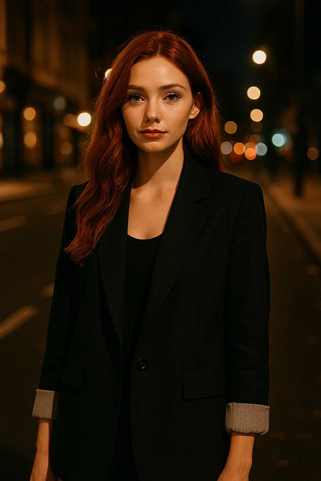 Angelina Tailoring Long Blazer