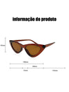 Óculos de Moda para Uso Diário — Estilo Olho de Gato Preto para o Verão