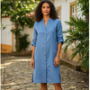 Vestido de Linho Raeje