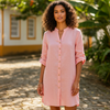 Vestido de Linho Raeje