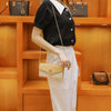 Bolsa Miss Keith MK – Elegância Clássica com Alça de Corrente e Fecho Metálico