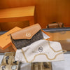 Bolsa Miss Keith MK – Elegância Clássica com Alça de Corrente e Fecho Metálico