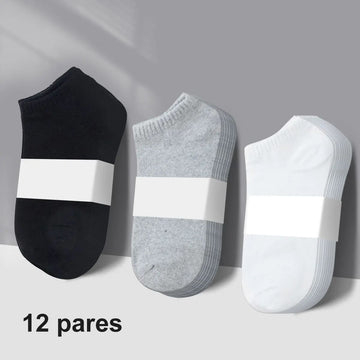 12 Paar Herrensocken | Sportsocken und Socken aus Baumwollmischung