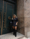 Vestido Amaretto – Jeans Utilitário com Toque Sofisticado