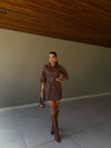 Vestido Amaretto – Jeans Utilitário com Toque Sofisticado