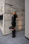 Vestido Chicago – Ousadia Urbana com Elegância Marcante