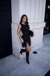 Vestido Montreal – Suede Elegante com Franjas e Estilo Western