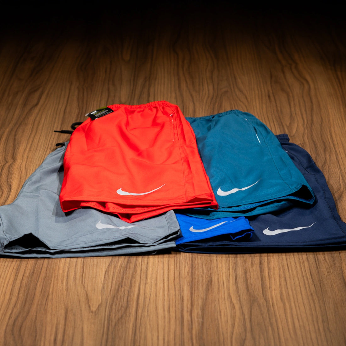 Men's Reflective Logo Shorts with Pocket