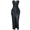 Vestido em couro Leonie