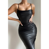 Vestido em couro Johanna