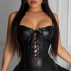 Vestido em couro Emilia
