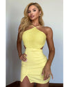 Vestido Caribenha – Curto de Linho com Detalhes em Guipir